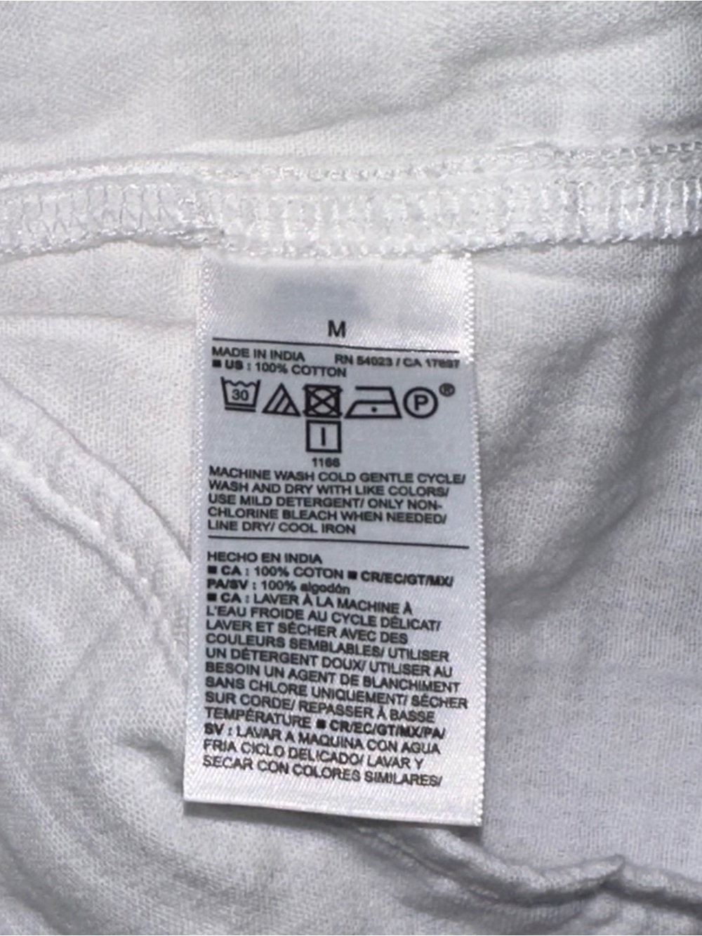 Old Navy White 100% Cotton Mini Dress Size Medium Peasant Cottagecore Boho - Picture 7 of 10